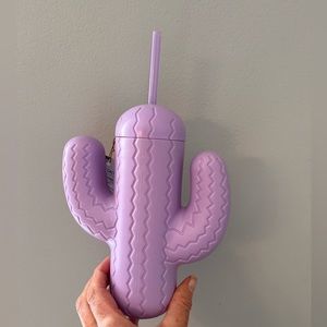 Pink Sky 21 oz Cactus Cup with Straw